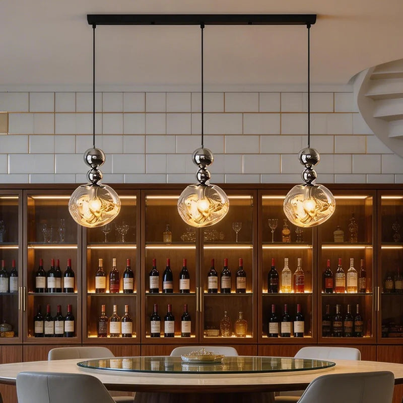Simple, dining room chandelier