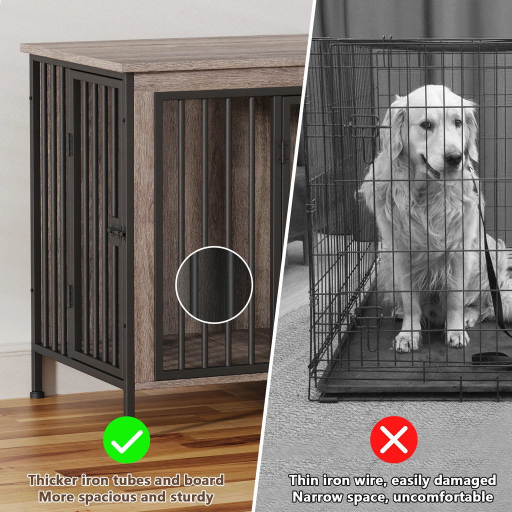 Heavy Duty Dog Crate Furniture for 1/2 Dogs