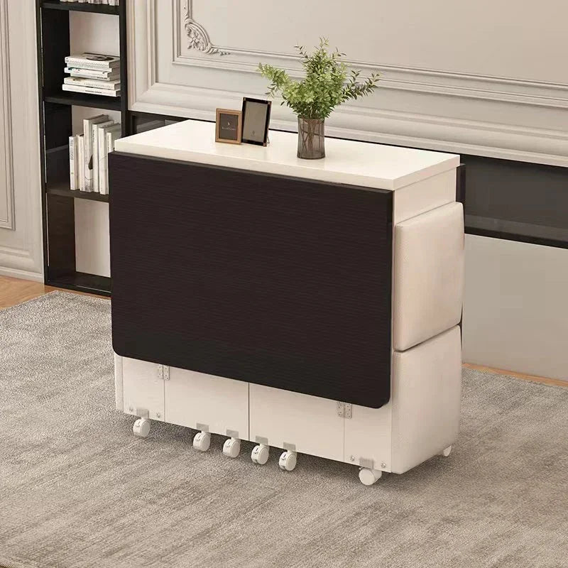 Italian Folding Dining Table 4 Stools