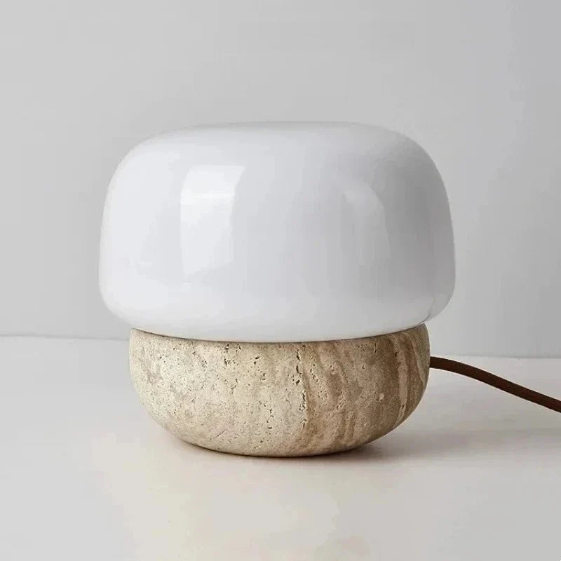 Spain Natural Yellow Travertine Floor Lamp