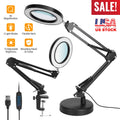 2-in-1 8X LED Magnifying Lamp with Light,