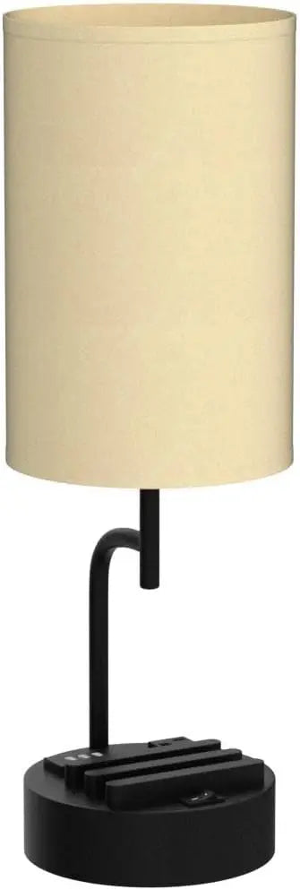 Table Lamp with 3 USB and AC Outlet