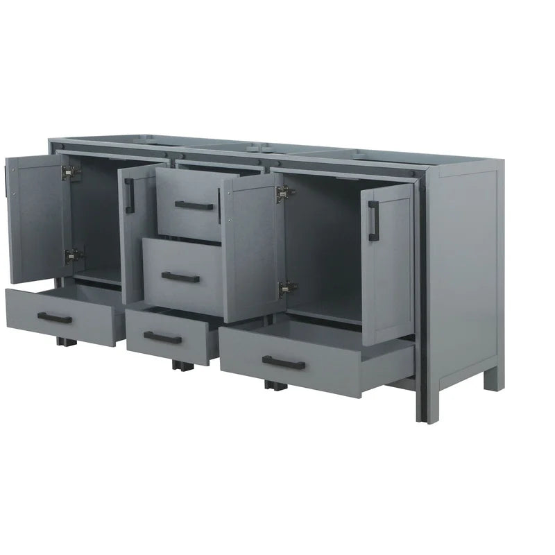 Dark Grey Double Bathroom Vanity