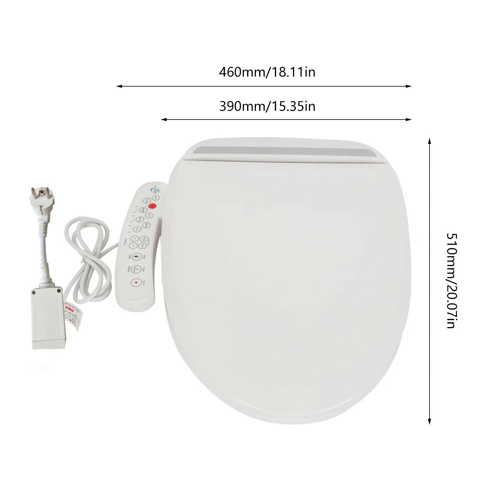 Electric Bidet Toilet Seat Smart Automatic