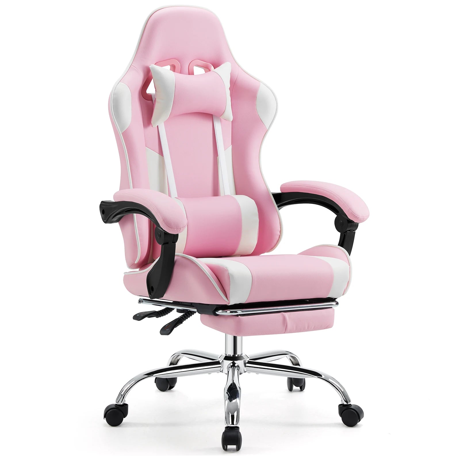 Ergonomic Office Gaming Chair with Footrest and Lumbar Support