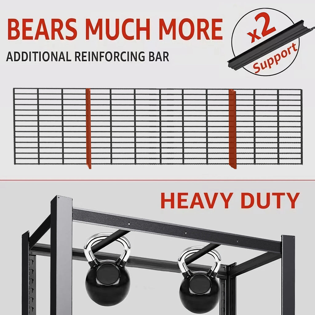 Heavy-Duty Metal Storage Rack 2000 lb. Capacity/Shelf