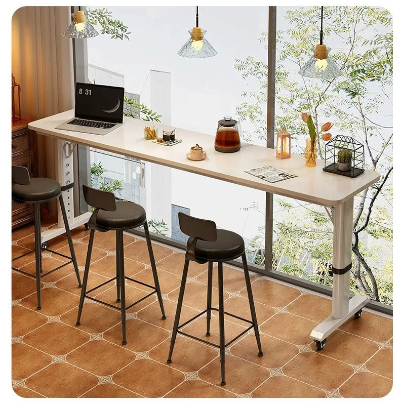 Adjustable Bedroom Overbed Laptop Desk with Wheels