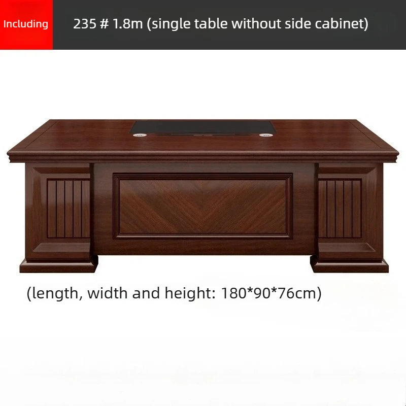 Executive Office Solid Wood Desk