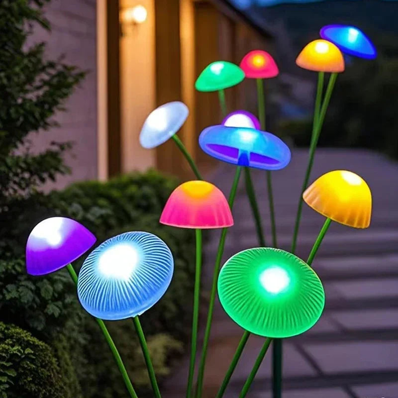 Solar LED Jellyfish Sway Lights Garden Decor Waterproof Solar Pathway Light For Patio
