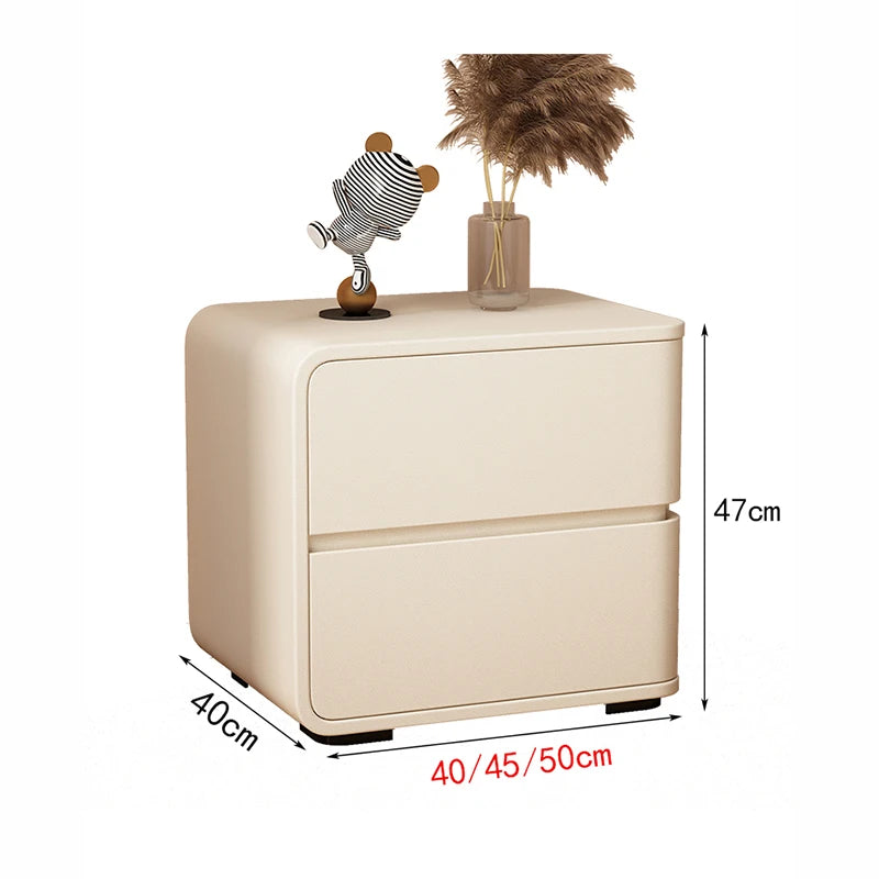 Modern  Simple Luxury Design Cream Style Nightstands