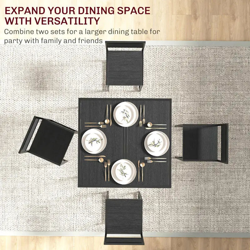 3-Piece  Industrial Kitchen Table Set