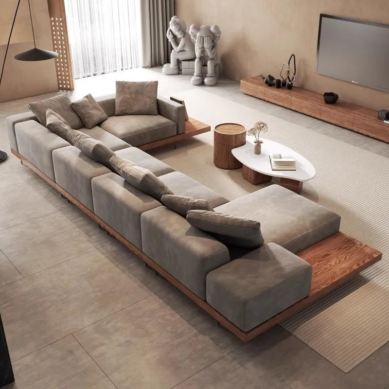 Japanese Style solid wood sofa