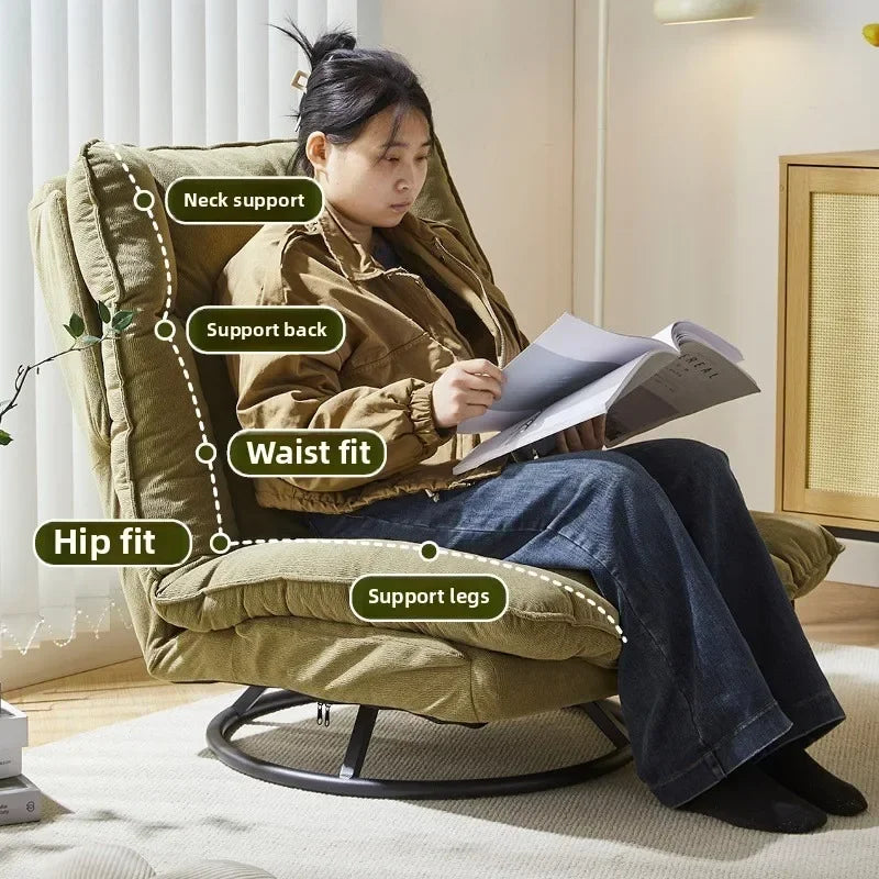New rotating sofa chair, adjustable backrest