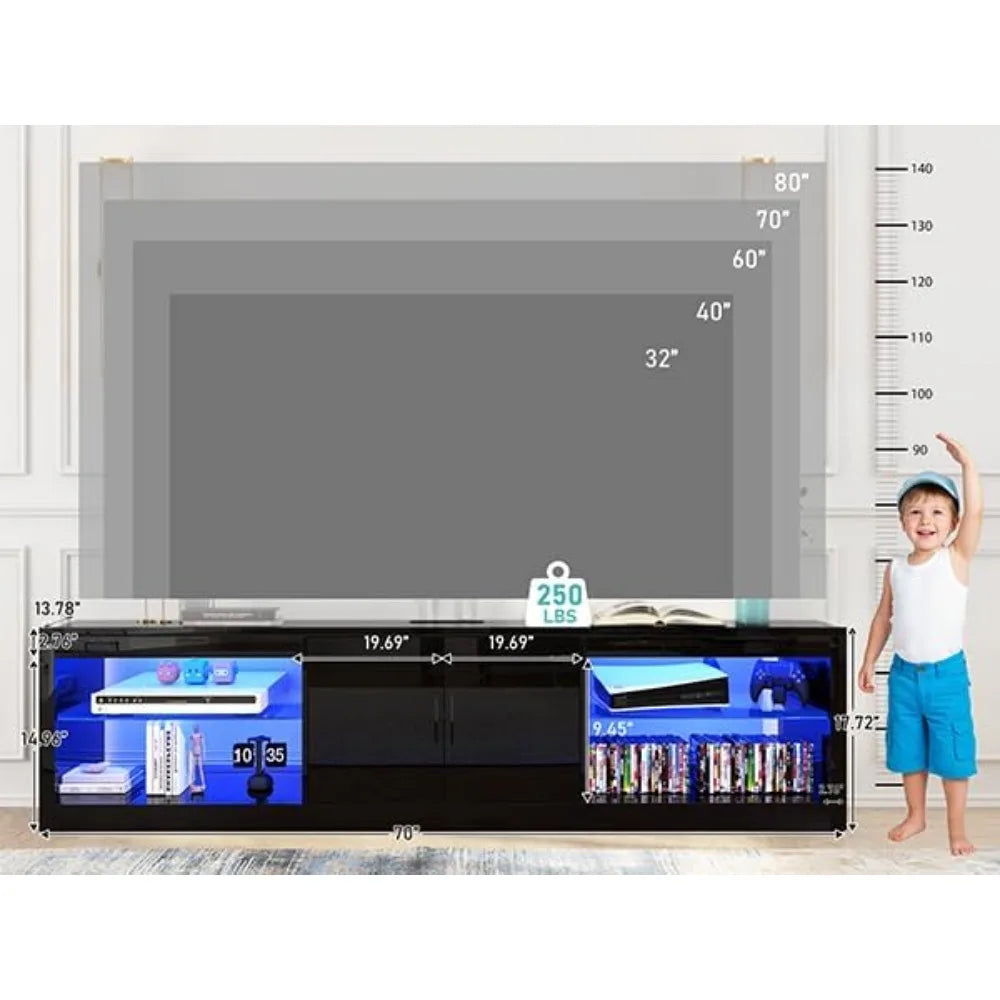 High Glossy LED TV Stand