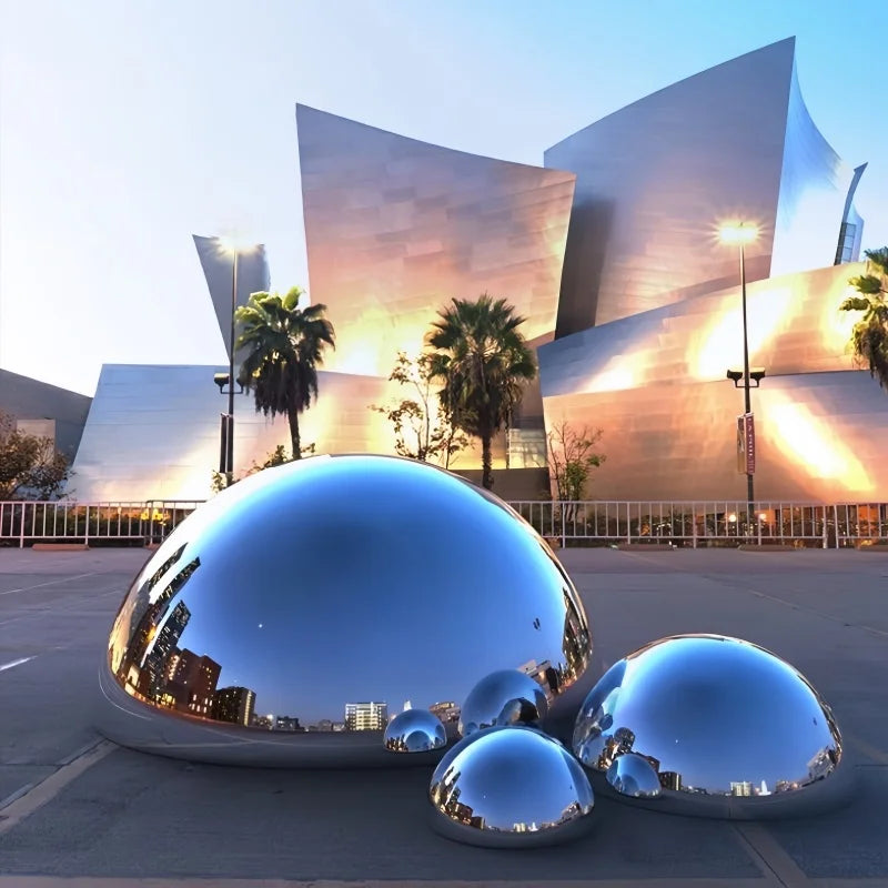 Stainless Steel Mirror Hollow Decorative Sphere