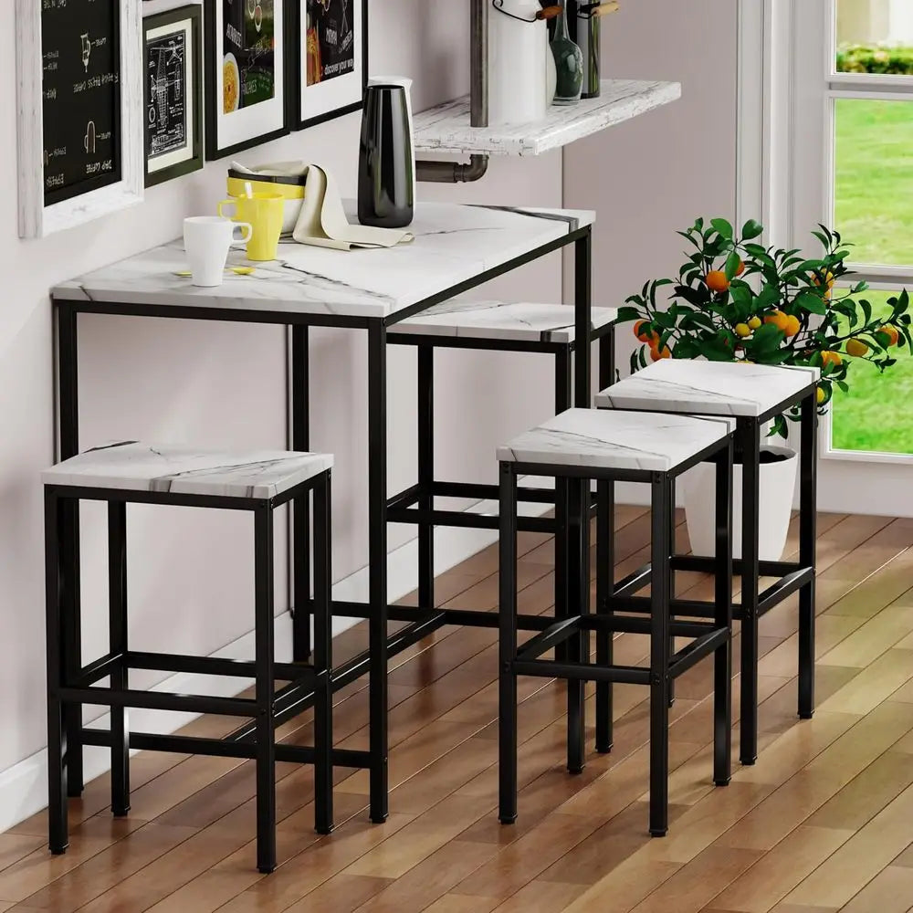 5 Piece Bar Table Set