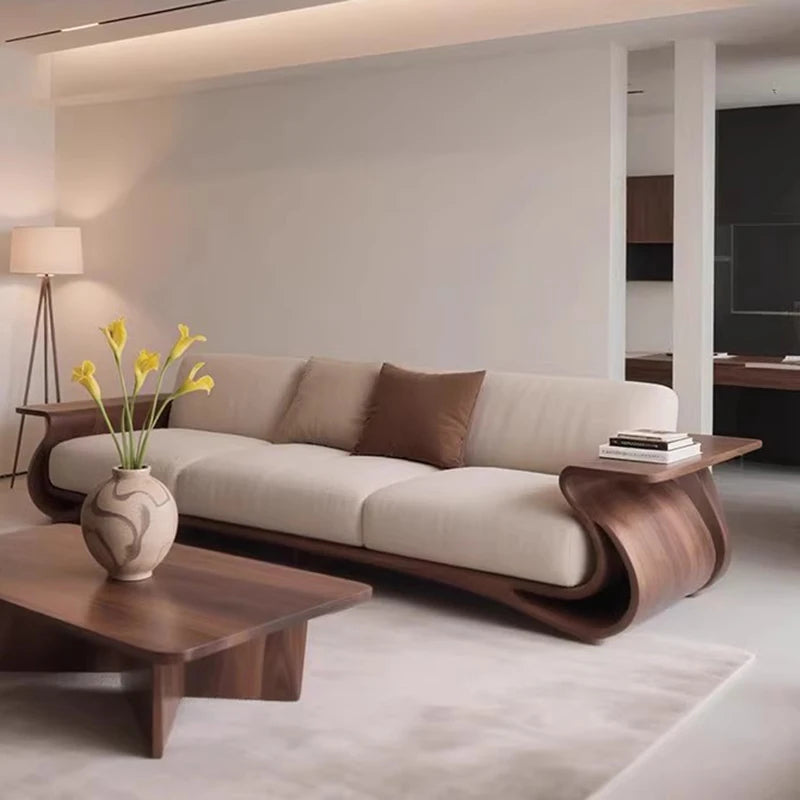 Wooden Living Room Sofas