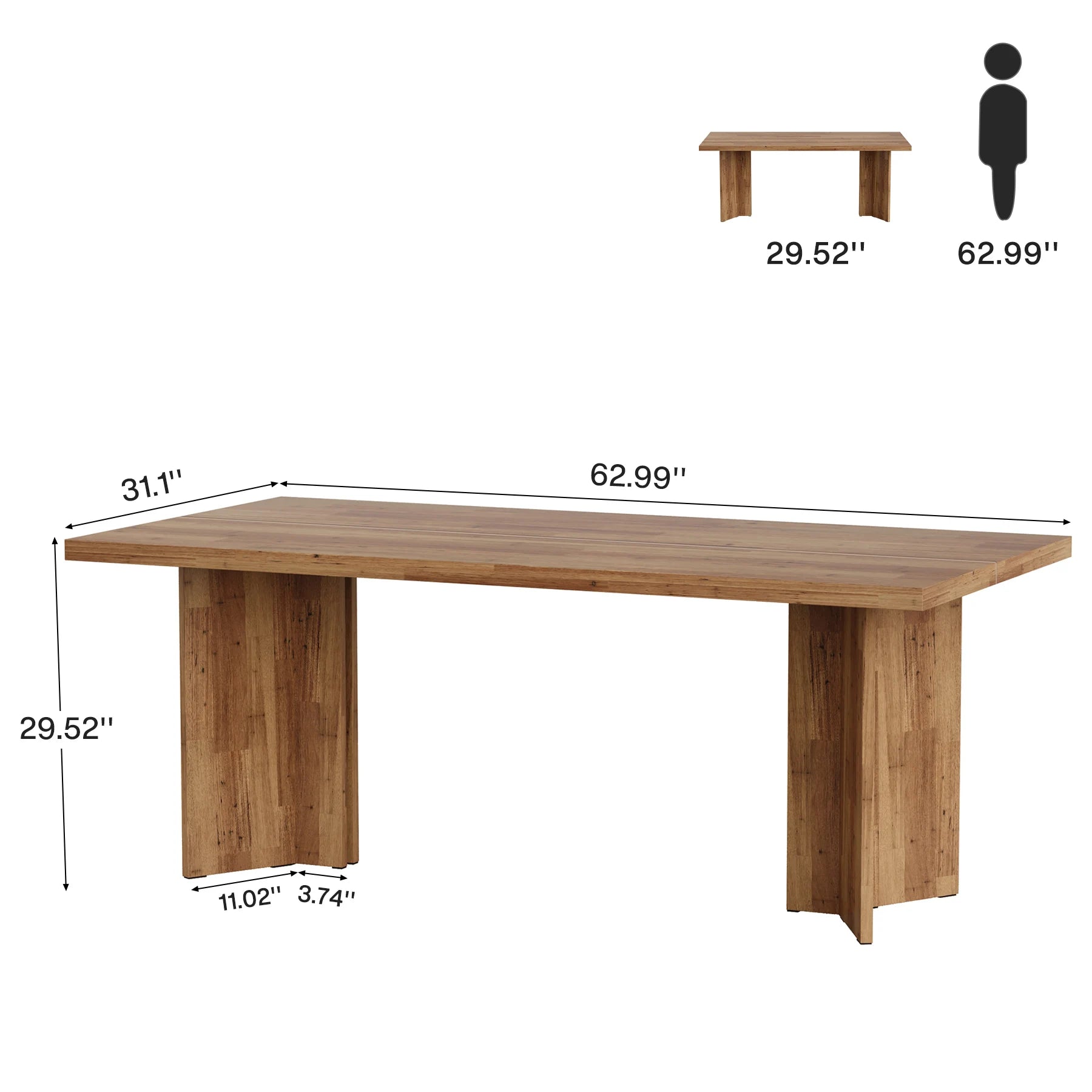 63-inch Executive Office Desk, Computer Desk