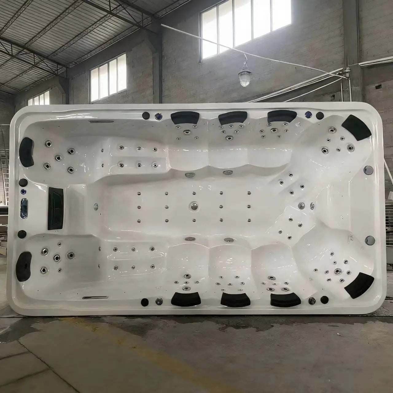 8-10 Person Outdoor Hot Tub With Led Lights