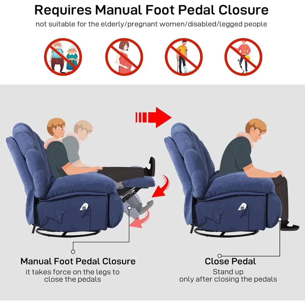 Swivel Electric Recliner Chair