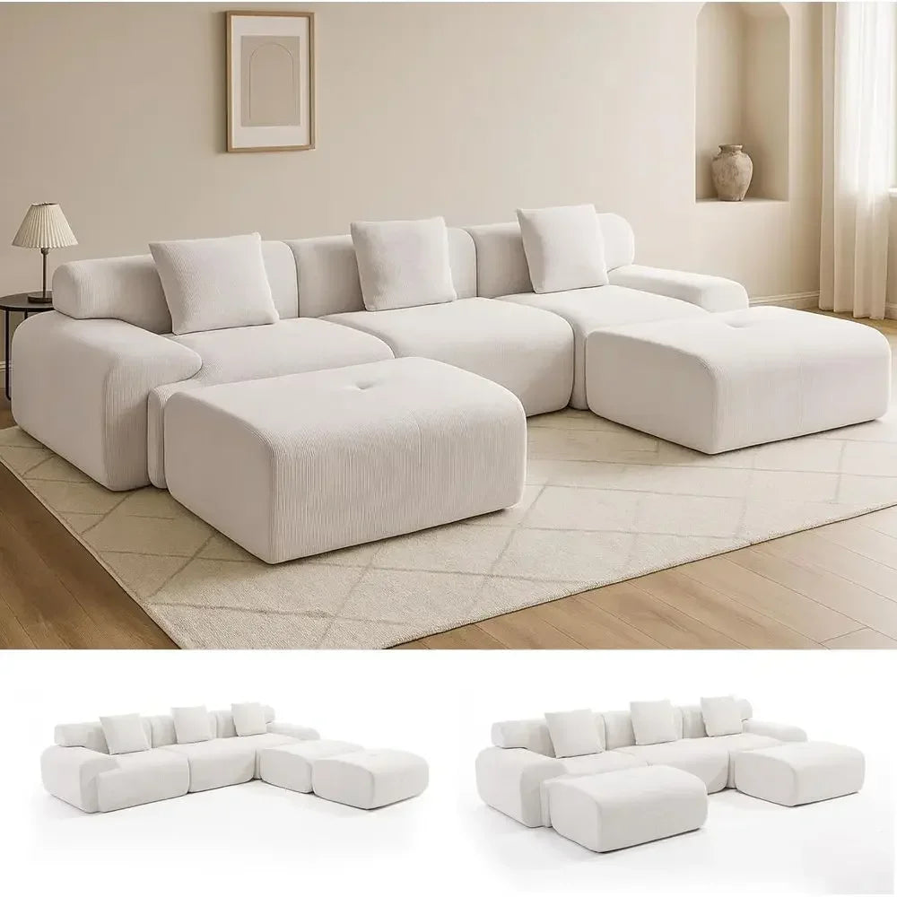 Compact Lounge Couch for Small Spaces