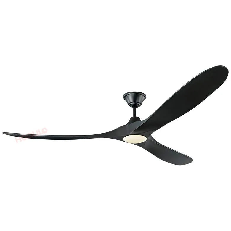 3 Wooden Blade  Decorative Ceiling Fan Light Remote Control