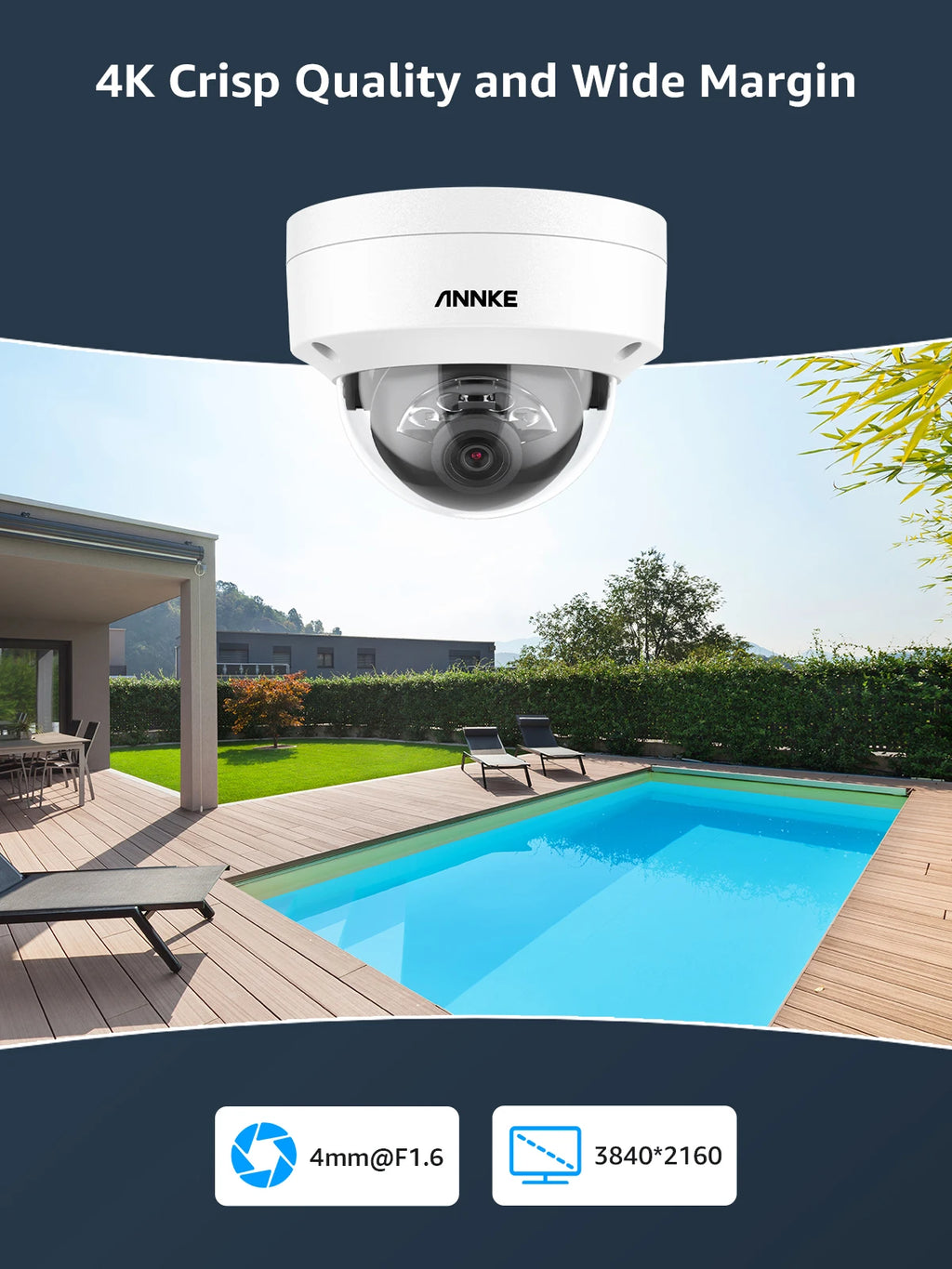 4K 8CH POE Network Video Surveillance System NVR Recorder
