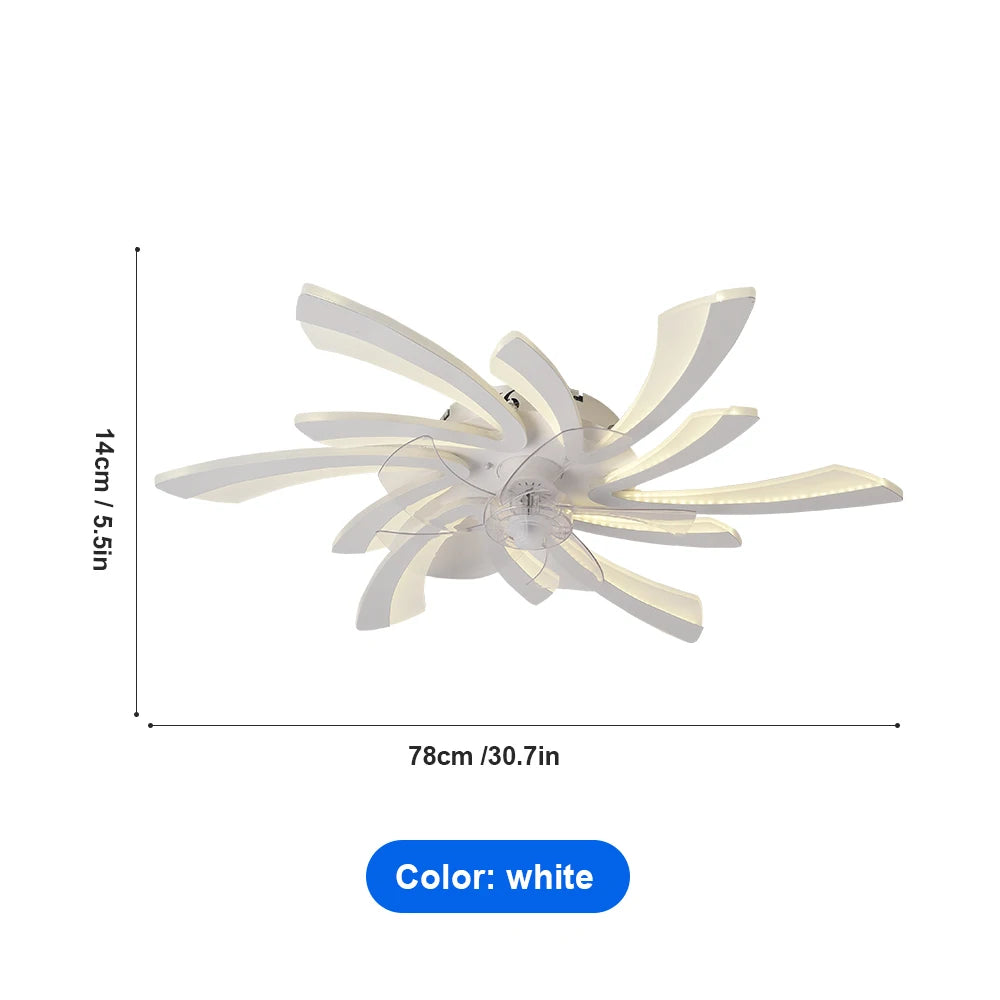Dimmable Ceiling Fan with Light and Remote Control