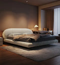 Luxury Bedroom Furniture Queen/King Size Bed Frame Leather Fabric