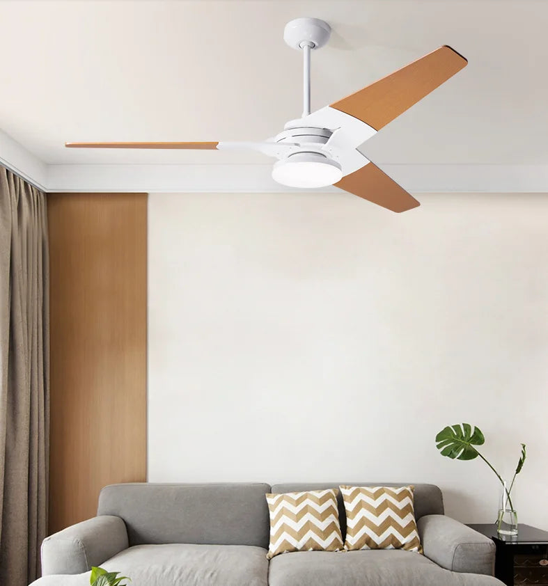 Modern Wooden LED Ceiling Fan