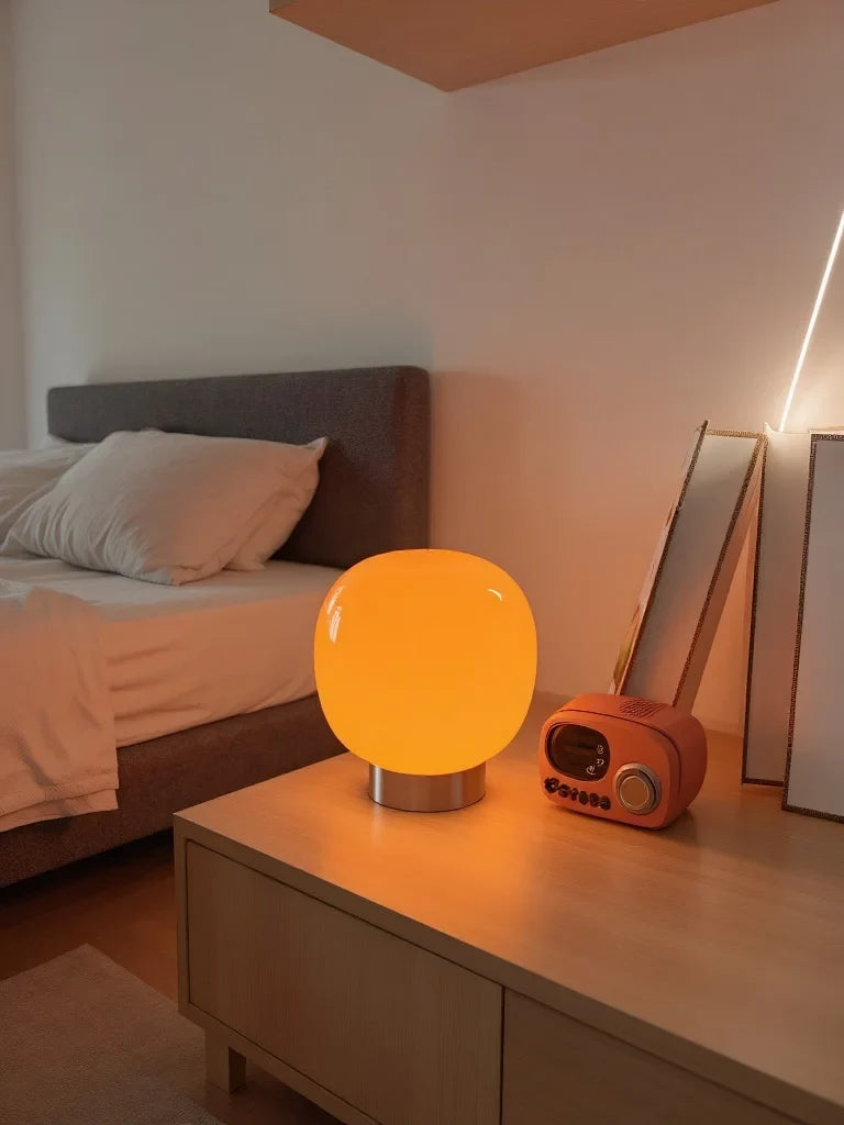  Macaron Glass Table Lamp for Bedside