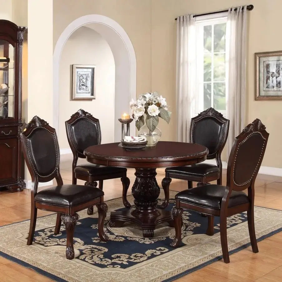 5pc Dining Set with 1 Table & 4x Side Chairs