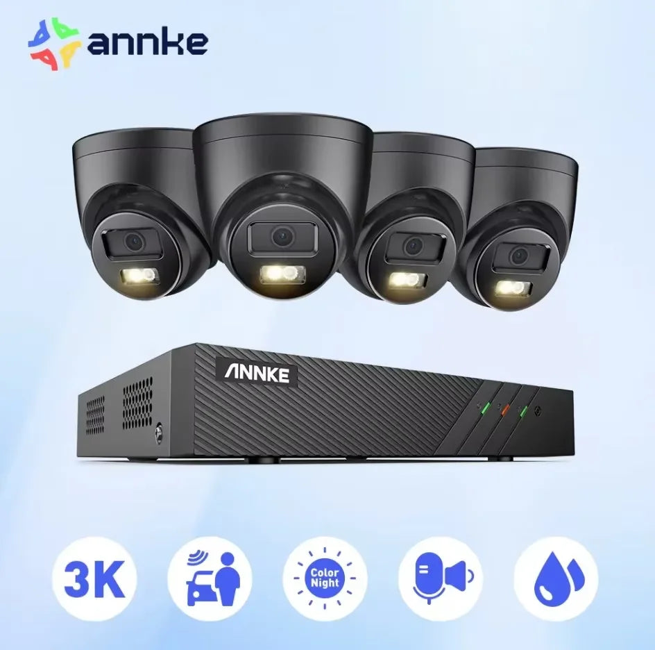 3K 6MP Ultra HD POE Video Surveillance System 8CH NVR Recorder