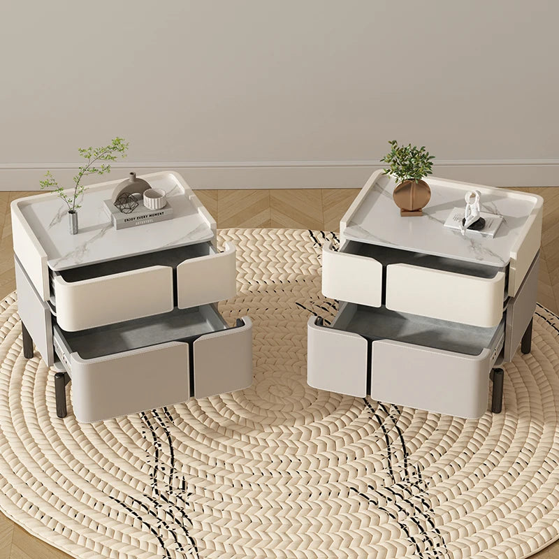 Set Of 2 Modern Luxury Nightstands