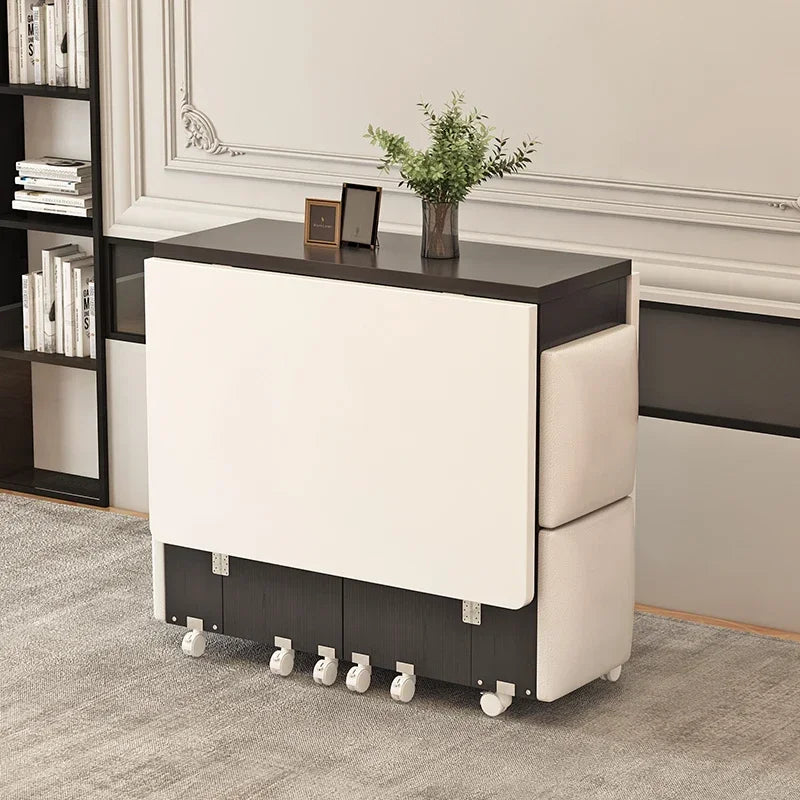 Italian Folding Dining Table 4 Stools
