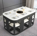 Sliding Dining Table and Chair Set
