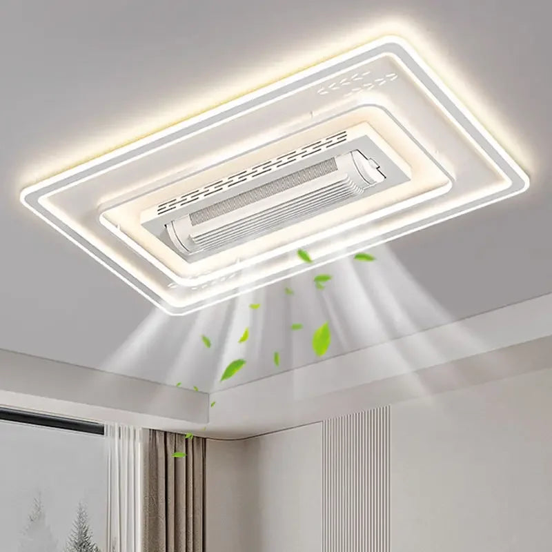 Bladeless Ceiling Fan With LED Remote