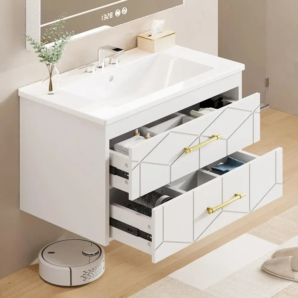 Floating Bathroom Vanity with Sink