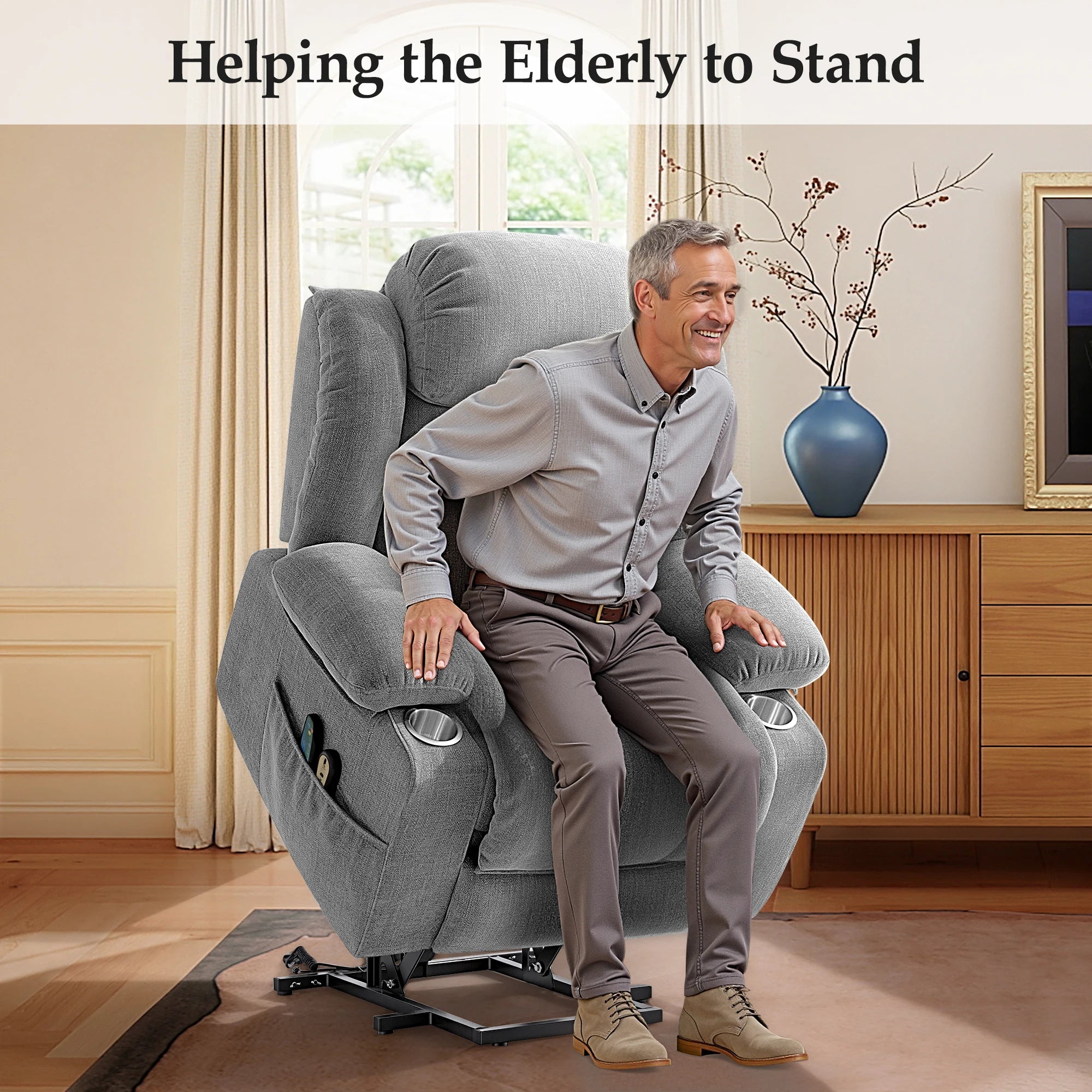 Power Lift Recliner Chair for Elderly