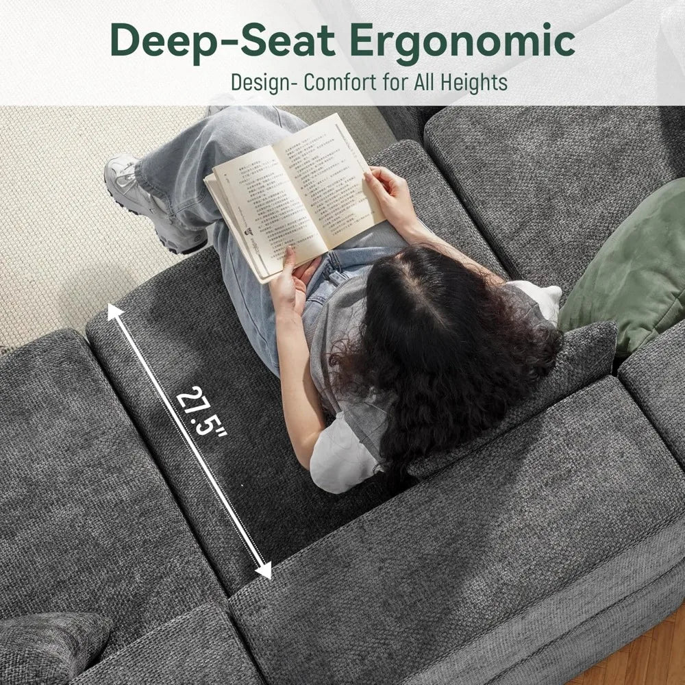 Modular Sectional Cloud Couch for Living Room