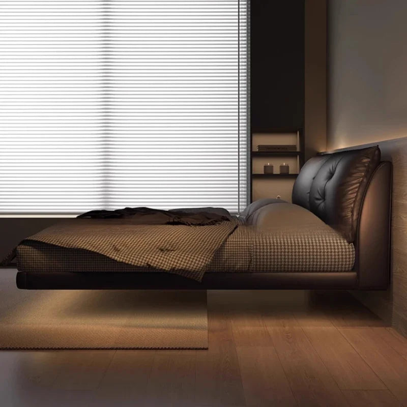 Suspended Bed with one or two cabinets