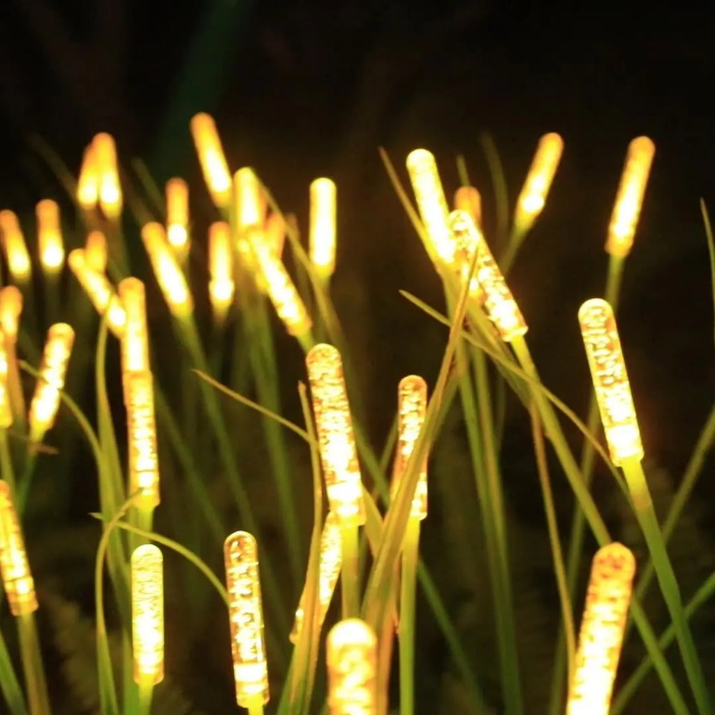 1PC Solar Firefly Swaying Garden Light Outdoor Waterproof LED Reed Lamp Decoration