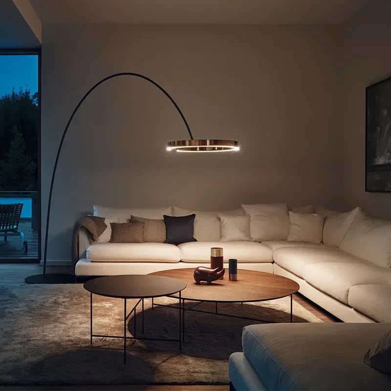 Designer Fishing Floor Lamp LED Living Room