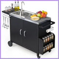 Outdoor Grill Cart with Sink