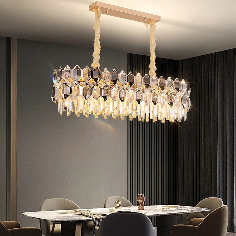 Luxury Crystal Chandelier Postmodern Atmosphere