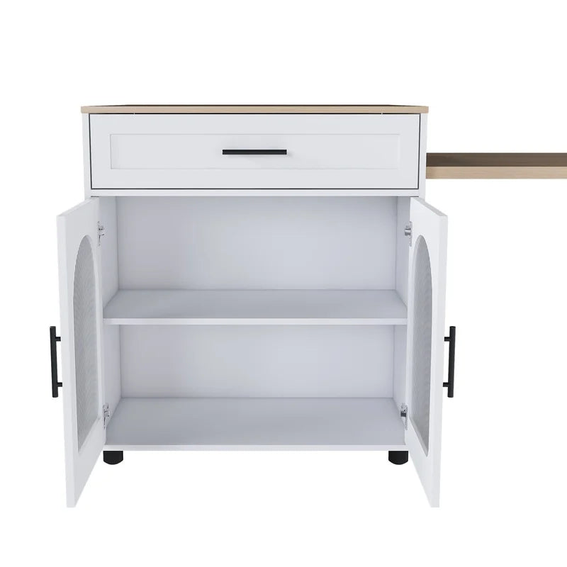 80-inch Expandable Kitchen Island
