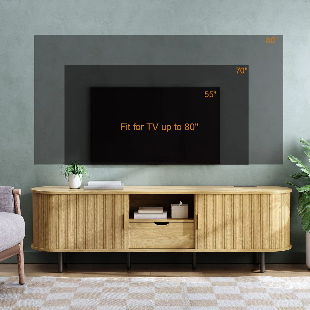 69" TV Stand Entertainment Center