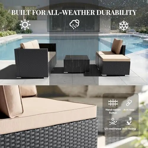 Patio Furniture Set 5 Piece