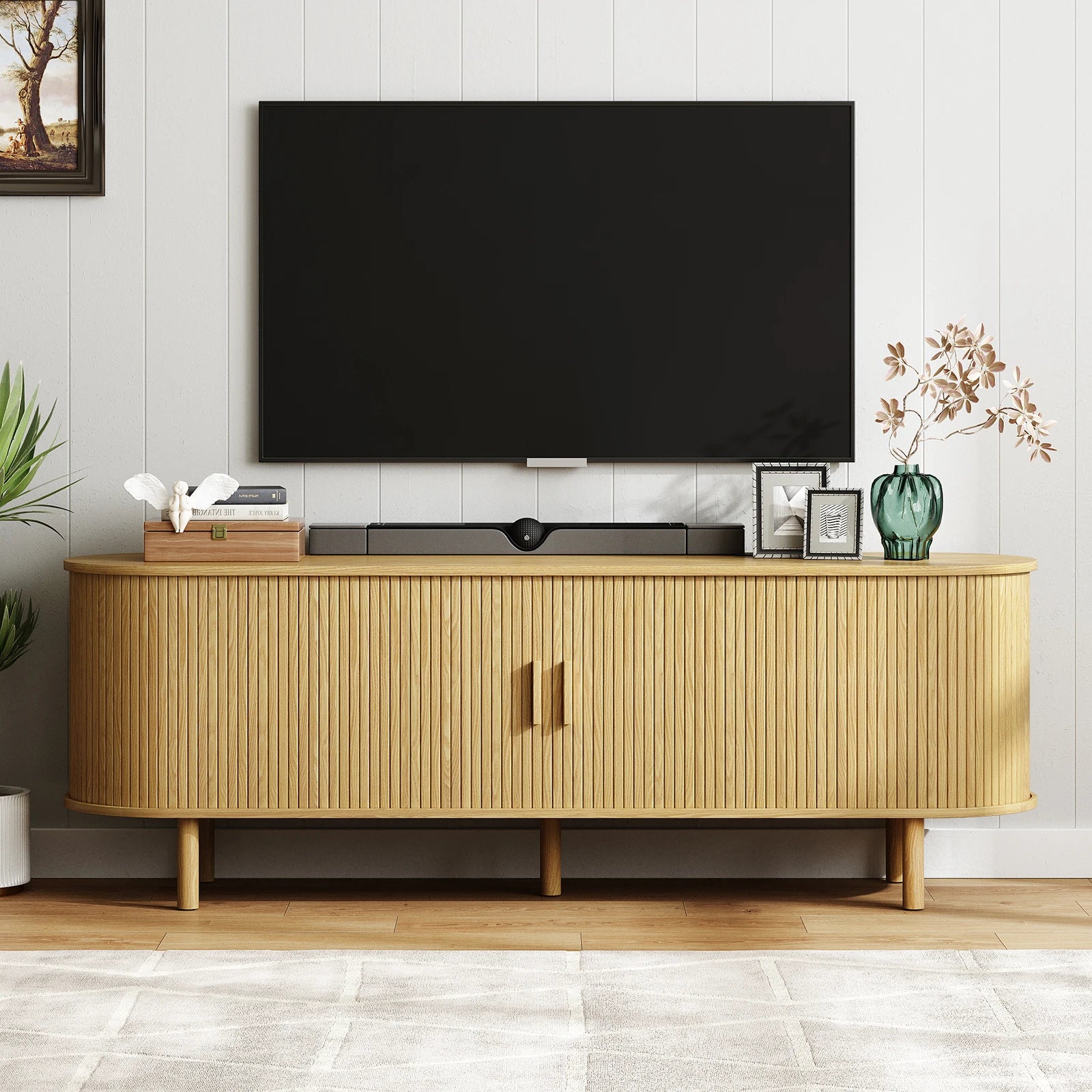 TV Stand Living Room Furniture with Power Outlet
