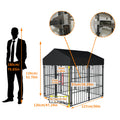Outdoor Dog Kennel with Roof
